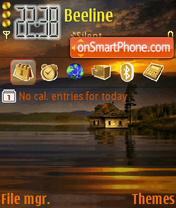 Sunset theme screenshot