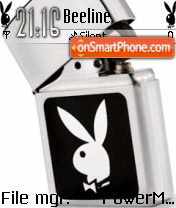 Playboy Lighter tema screenshot