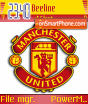 Скриншот темы Manunited