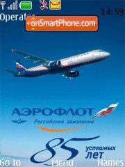 Capture d'écran Aeroflot thème