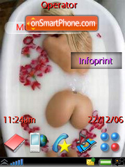 Скриншот темы Bath Babe