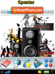 Life is music es el tema de pantalla