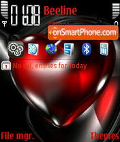 Heart theme screenshot