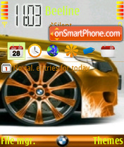 BMW M3 Gold theme screenshot