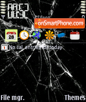 Broken Screen theme screenshot