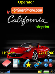 Ferrari California tema screenshot
