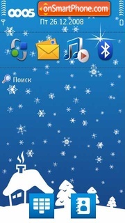 Winter Night(5800) tema screenshot