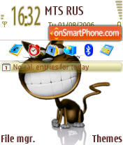 Cat tema screenshot