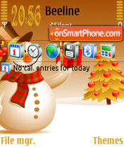 Snowman As v.1 theme screenshot