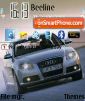 Audi S4 theme screenshot