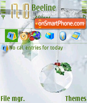 Christmas Ball Animated tema screenshot