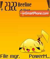 Capture d'écran Pikachu Lind thème