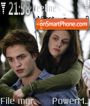 Скриншот темы Edward And Bella 01