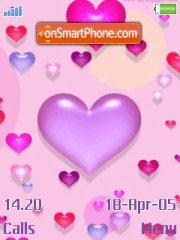 Hearts tema screenshot