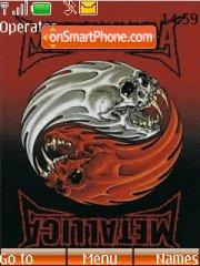 Metallica Yin yang tema screenshot