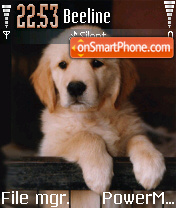 Capture d'écran Cute Pup thème