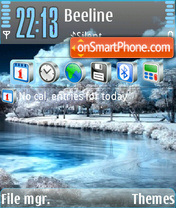 La Neige tema screenshot