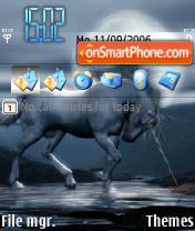 Capture d'écran Unicorn91 thème