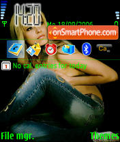 Beauty Girl tema screenshot