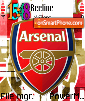 Arsenal theme screenshot