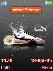 Скриншот темы Puma Shoes