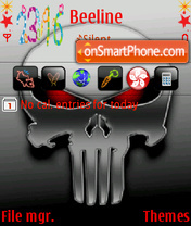 Animated The Punisher tema screenshot