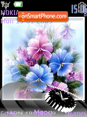 Flowers SWF es el tema de pantalla