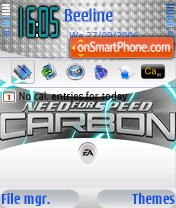 Need For Speed Carbon theme screenshot