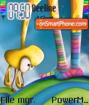 Giraffe es el tema de pantalla