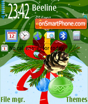 New year 2012 theme screenshot