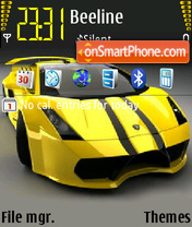 Lamborghini Gallardo tema screenshot