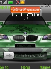 Bmw Clock SWF tema screenshot