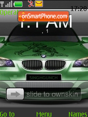 Bmw Clock SWF theme screenshot