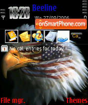American Eagle theme screenshot