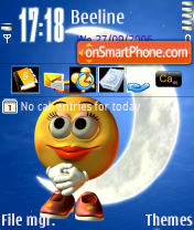 Emotic Angel tema screenshot