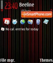 Neon dhs theme screenshot