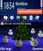 Christmas Night Theme-Screenshot