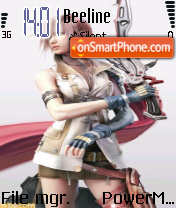 Ff13 theme screenshot