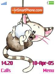 Funny cat tema screenshot