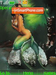 Скриншот темы Mermaid Animated