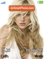 Britney Spears tema screenshot