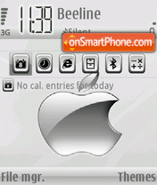 Grey MAC by Melomen tema screenshot