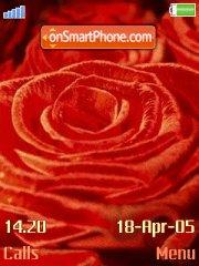 Red rose tema screenshot