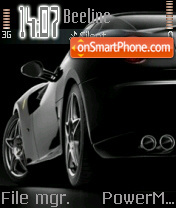 Black Car tema screenshot