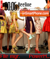 Fashionistas tema screenshot