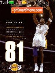 Kobe Bryant 01 tema screenshot