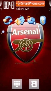 Arsenal 07 tema screenshot