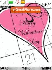 Happy Valentines Day 01 tema screenshot