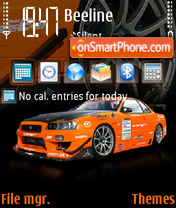 Nissan Skyline GTR 07 theme screenshot