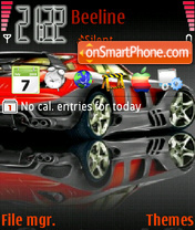Sports Car theme screenshot